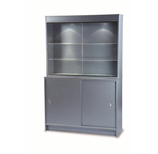 2 Tier Showcase Display Cabinet