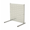 free-standing louvre panel stand for plastic storage bins