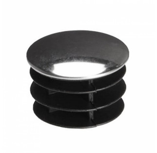 Chrome Tube End Cap Box of 100
