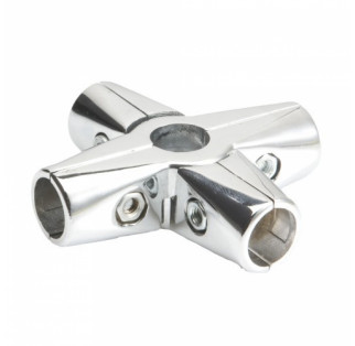 6 Way Clamp for Chrome Tube