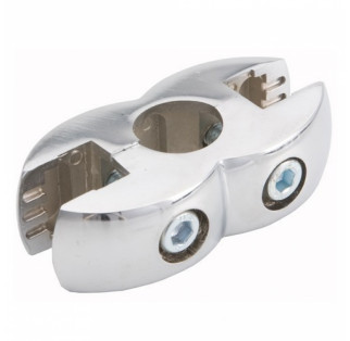 Double Panel Clamp for Chrome Tube