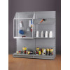 Sloping Top Display Cabinet for Shop Shelving