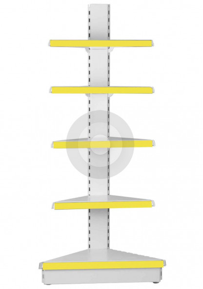 external corner supermarket shelving