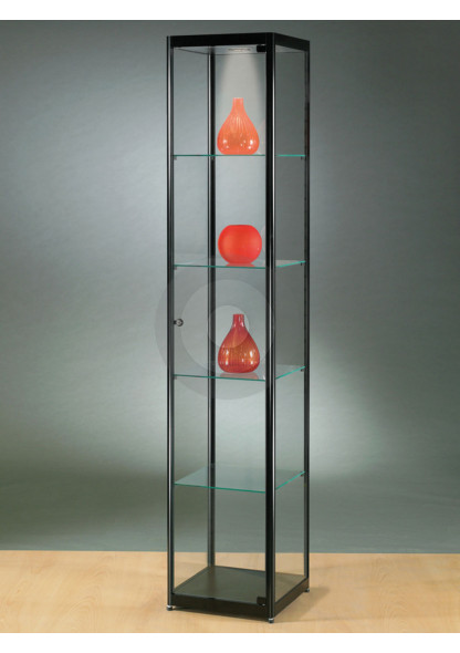 Tower Display Cabinet with Ceiling Lights