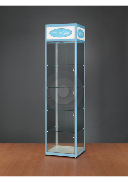 Branded Logo Header Display Cabinet