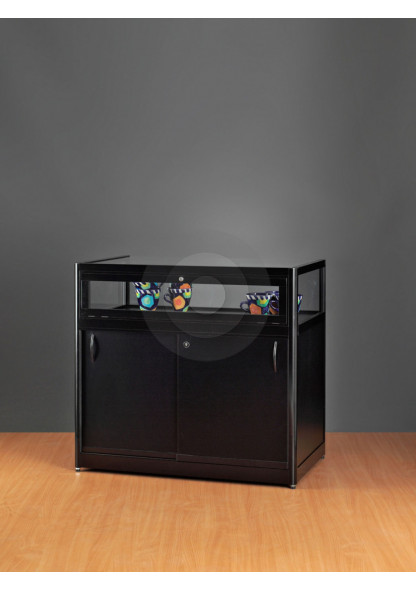 BlackCounter Display Cabinet