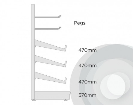 Deep Stationery Shelving