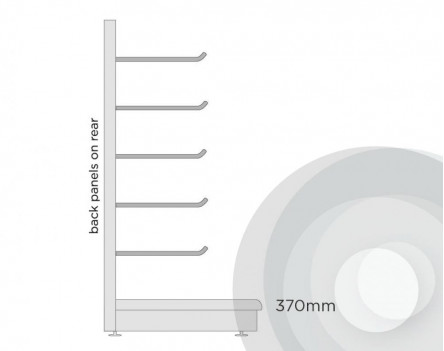 Shallow Promo Pegboard Unit