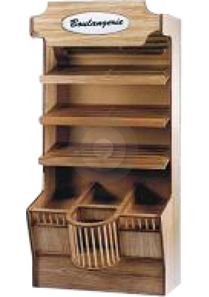 wooden bakery display units