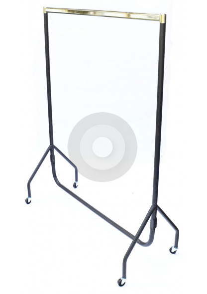 chrome top garment rail