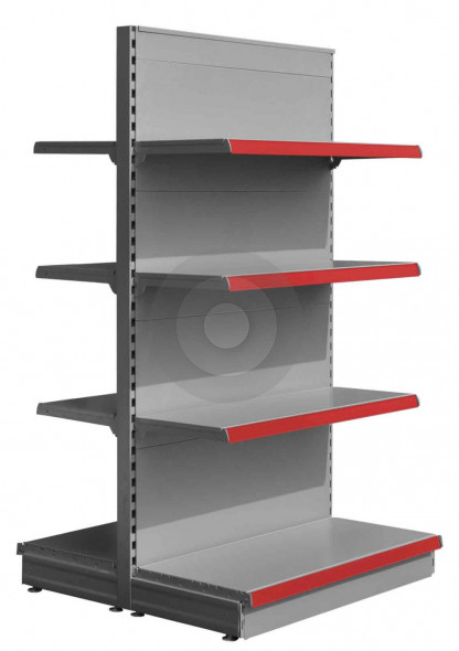 ral9006 gondola shelving
