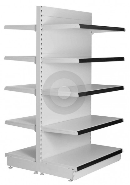 Maximum Display Gondola Shelving with Black Epos
