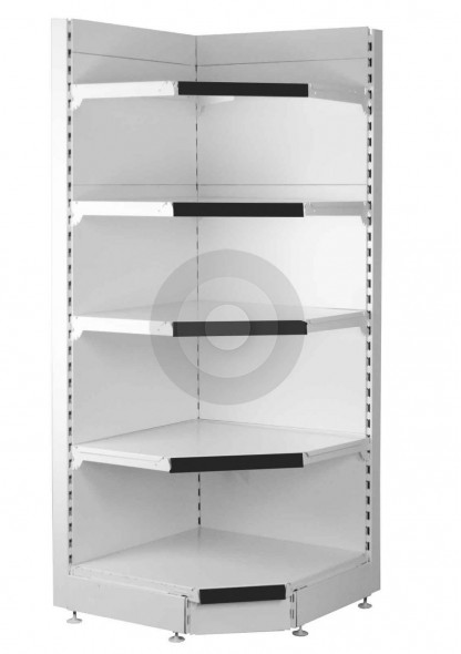 corner retail shelving