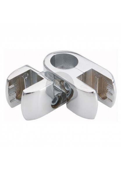 Angle Double Panel Clamp for Chrome Tube