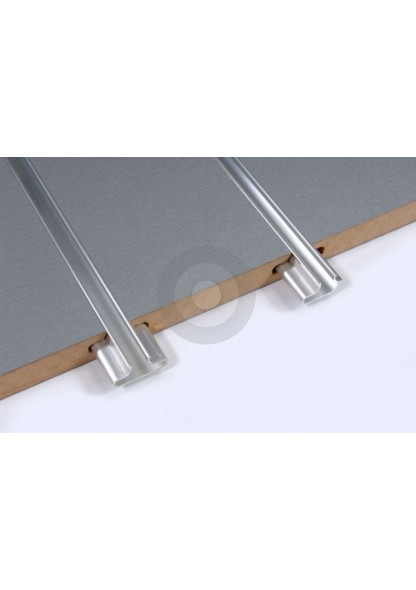 slatwall board with aluminium inserts