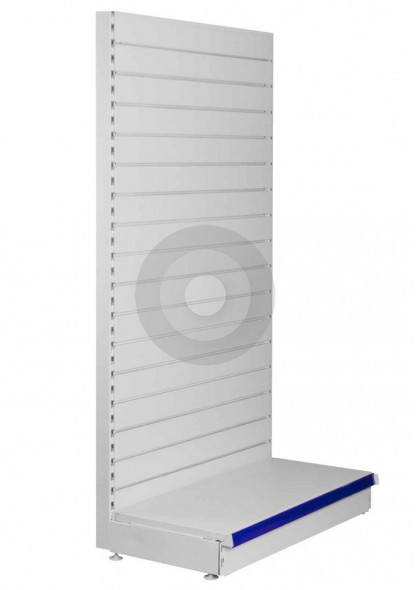 wall slatwall shelving
