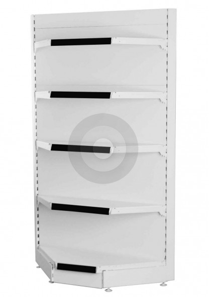 corner retail shelving