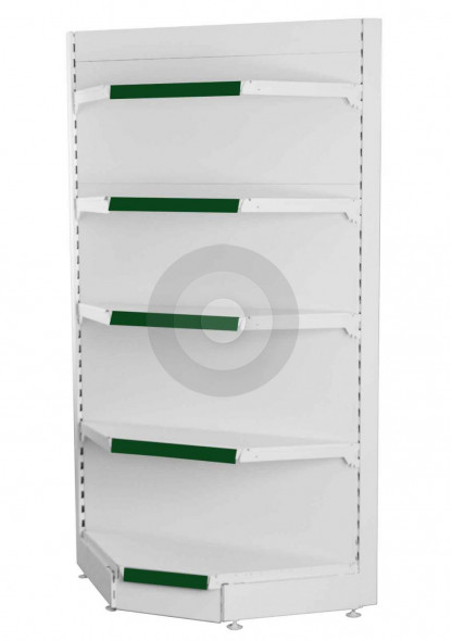 retail corner shelving