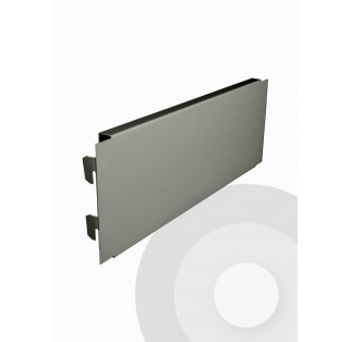 Internal Corner Shelf 90 Degrees Plinth Silver (RAL9006)