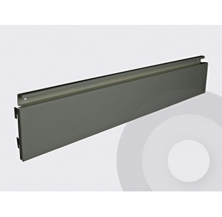 Slatwall Back Panel Silver (RAL9006)