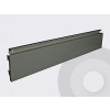 Slatwall Back Panel Silver (RAL9006)