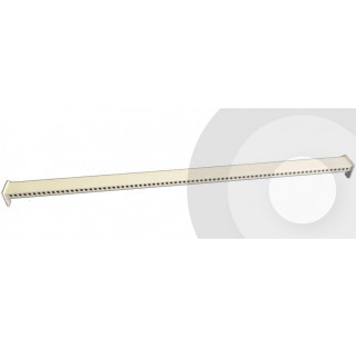 Perforated Rear Support Bar Silver (RAL9006)