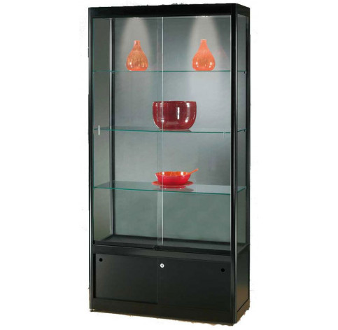 Black Display Cabinet