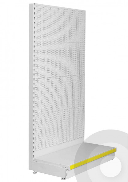 pegboard shelving end bay
