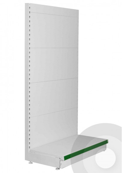 retail shelving end bay