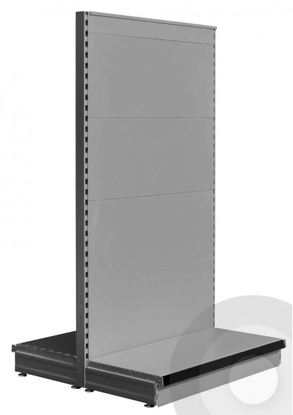 silver swsf gondola supermarket shelving