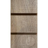 rustic oak slatwall panel