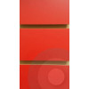 Red Slatwall Panel