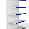 Shop Shelving Bay Green Shelf Ed H2410 D370 W1000 Perf Backs Silver 9006 