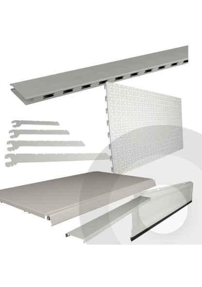 shop shelving components