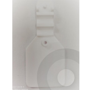 White Pricing Flap for Looped Pegboard Hook