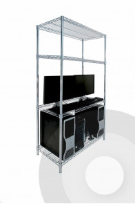 Example ESD CHROME WIRE SHELVING BAY